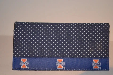 Fighting Illini Wallet Moonshine Checkbook ID Holder Cover