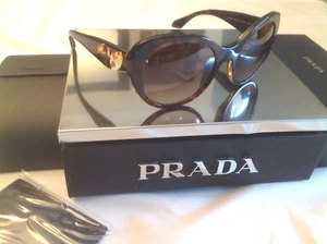 GAFAS DE SOL PRADA SPR26Q 2AU-3D0 56 PR26QS HAVANA TORTOISE CON STONES VOICE LIMITED - Imagen 1 de 12