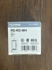 Lutron RD-RD-WH Radio RA 2, Lighting Control, Remote Dimme NEW - Picture 1 of 4
