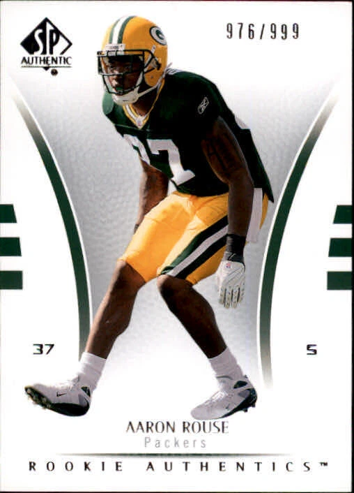 B0364- 2007 SP Authentic #194 Aaron Rouse RC /999 - NM-MT - Image 1 of 2