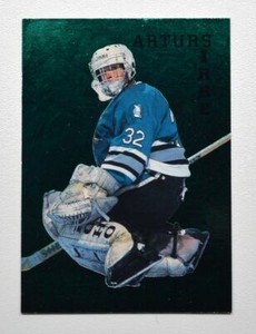 1995-96 Parkhurst International Emerald Ice #188 Arturs Irbe