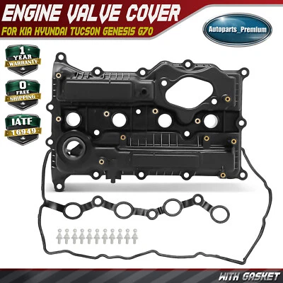 1x Engine Valve Cover Kit for Kia Sportage 2017-2021 Hyundai Tucson Genesis G70 - Image 1 of 4