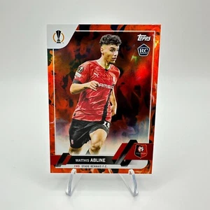2022-2023 Topps UEFA Club Competitions Inferno Foil #167 Matthis Abline RC - Picture 1 of 2