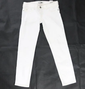 Abercrombie Kids Girls White Denim Casual Slim Skinny Jeans Size 14 - Picture 1 of 9