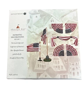 Department 56 Patriotic Decorations  - Seasons Bay Collection - Picture 1 of 9
