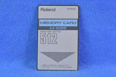 Roland Memory Card M-512E  64K Bytes RAM Card In Excellent Working Condition - Image 1 of 3