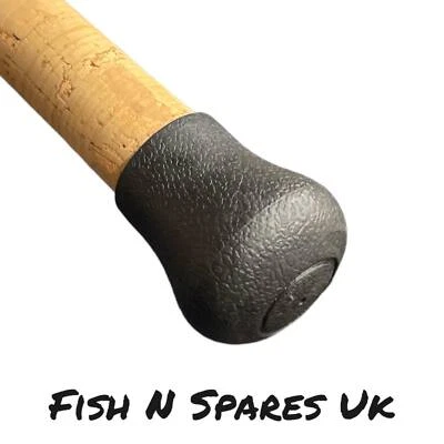 FISHING ROD BUTT PVC END CAP BULB BLACK CHOOSE SIZES FOR BUILDING & REPAIRS - Image 1 of 4