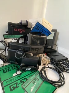 Bundle! JVC GZ-S3 JVC HR-C3 JVC SS-P3 JVC CB-P6 Compact Video Camera Saticon set - Picture 1 of 15