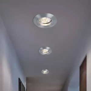 3er Set Esterno Faretti Incasso Balcone Bagni Camera Coprire Luce Spot Corridoio - Foto 1 di 7