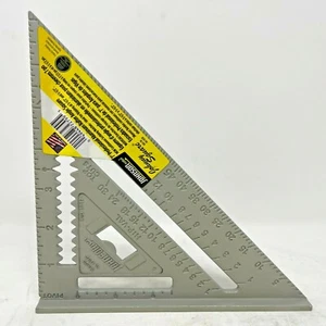 New 7" Johnson Level Johnny Square Professional Aluminum Rafter Angle Square USA - Picture 1 of 8