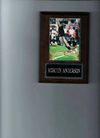 MORTEN ANDERSEN PLAQUE ATLANTA FALCONS FOOTBALL NFL   C Cover