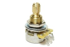 CTS 500K Split Shaft Audio Taper Mini Potentiometer Pot US Fine Spline