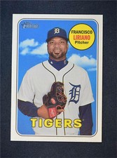 2018 Topps Heritage Base #583 Francisco Liriano - Detroit Tigers
