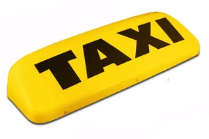 23" LED MAGNETIC TAXI ROOF SIGN LIGHT YELLOW  TAXI METER TOP SIGN CAB LIGHT - Picture 1 of 4