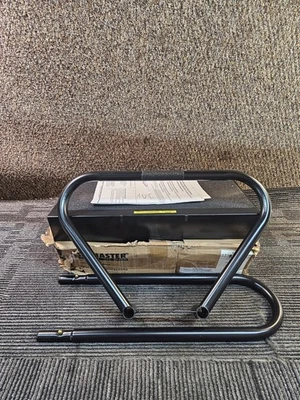 Safco 5124 12"L x 20"W x 15"H Task Master Black Height Adjustable Footrest - Image 1 of 4