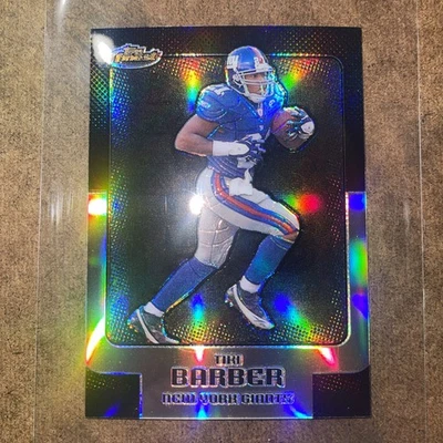 2006 Finest Black Refractor Tiki Barber 26/99 Giants #43    cc17 - Image 1 of 4