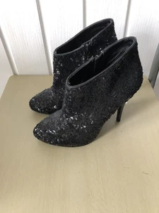 Damen-Stiefeletten Next schwarz Pailletten Größe 5 - Bild 1 von 7