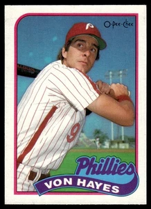 1989 O-Pee-Chee Von Hayes Philadelphia Phillies #385 - Picture 1 of 2