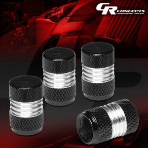 4X UNIVERSAL ALUMINUM TYRE TIRE/RIM VALVE/WHEEL AIR PORT DUST COVER STEM CAPS - Picture 1 of 6