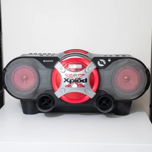 [MOSTLY WORKING - READ] Sony Xplod CFD-G505 CD Radio Cassette-Corder Boombox - Picture 1 of 17