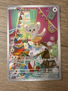 Minccino Illustration Rare 182/162 Sv05: Temporal Forces Holo Never Played - Picture 1 of 3