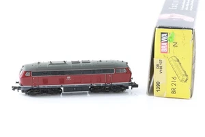 N Brawa 1390 DB V160 137 Diesellok analog rot grau OVP/N91 - Picture 1 of 4