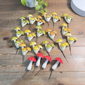 Vintage Konvolut 21 Blasformen Pilz Plektren Mid Century Modern - Bild 1 von 10