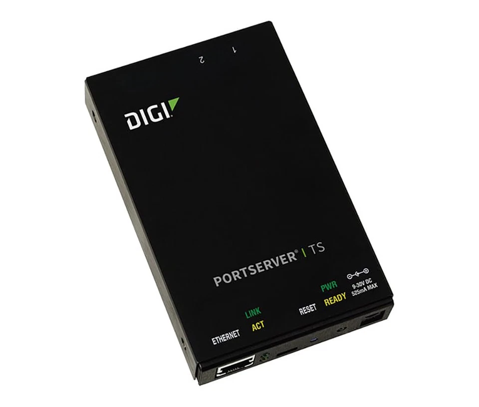 Digi PortServerR TS 2 Port RS232 Serial To Ethernet Device Server - Image 1 of 1