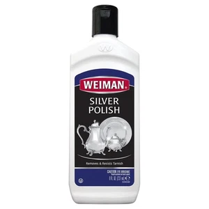 Weiman Silver Polish & Cleaner Clean Shine Safe Protective Prevent Tarnish 8Oz - Picture 1 of 1