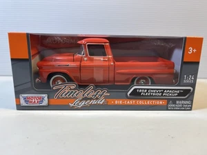 1958 Chevy Apache Fleetside 1/24 Scale, New In the Box By Motor Max - Picture 1 of 7
