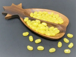 Gourmet CRUSHED PINEAPPLE - Jelly Candy Jelly Beans - 1lb - BULK - SHIPS FREE - Picture 1 of 4
