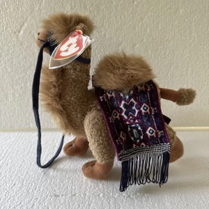 TY LAWRENCE Attic Treasures Plush Stuff Animal CAMEL Jointed Camel 1993 Tags - Picture 1 of 16