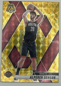 Alperen Sengun 2024-25 Panini Mosaic #64 Reactive Yellow Mosaic Prizm - Bild 1 von 2