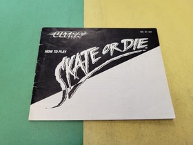 Skate or Die (Nintendo Entertainment System, 1988) NES Authentic Manual Instruct