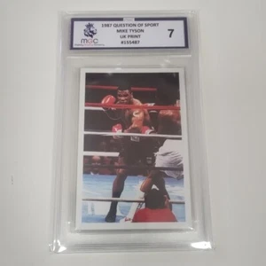 1986 Question of Sport Mike Tyson Rookie Card MGC 7 Jake Paul Fight - Picture 1 of 6