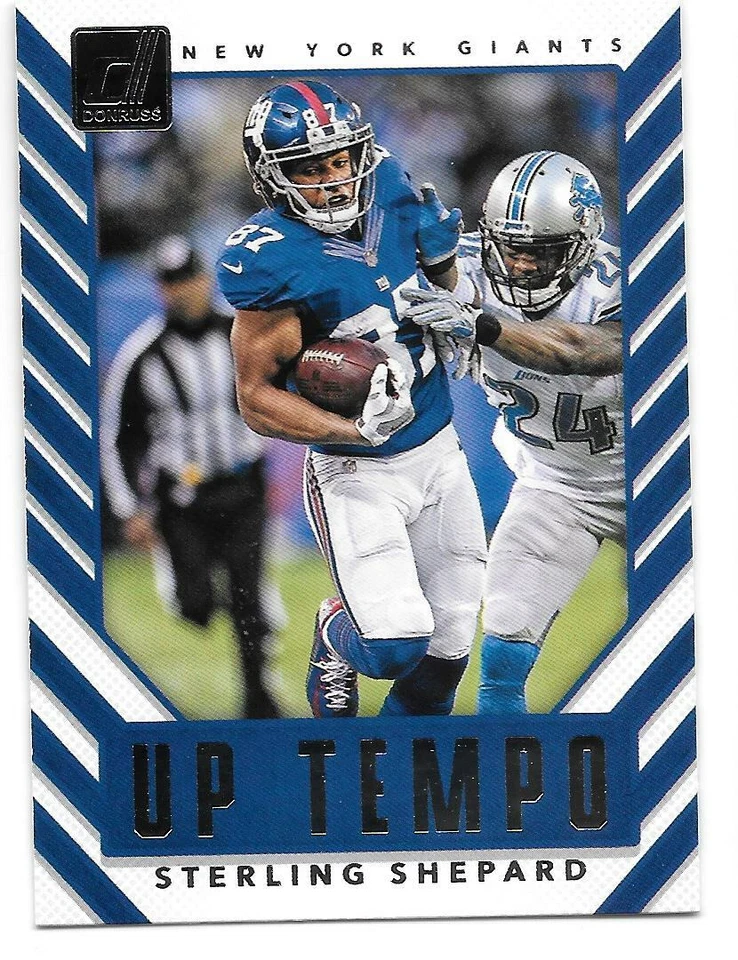 2017 Donruss Football STERLING SHEPARD UP Tempo - NEW YORK GIANTS - #6 - Image 1 of 1