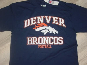 TEAM NFL Apparel DENVER BRONCOS short sleeve T-Shirt NEW TAGS sz... MEDIUM - Picture 1 of 6