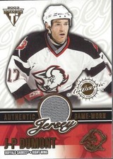 2002-03 Titanium Jerseys #7 J-P Dumont Jersey/948 - NM-MT