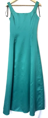 Maxi Vestido Formal Satinado Scott McClintock De Colección Talla 6 Boda Dama de honor Evento Foto 1 de 4