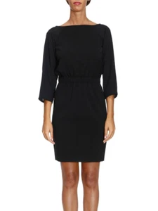 ABITO VESTITO ABITI CERIMONIA DONNA PATRIZIA PEPE 8A0388 AN99 NERO ORIGINALE PE - Imagen 1 de 3