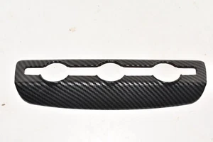 Carbon Fibre Style Air Condition Panel Cover Trim For Audi A3 8V S3 2014-2020 - Picture 1 of 3