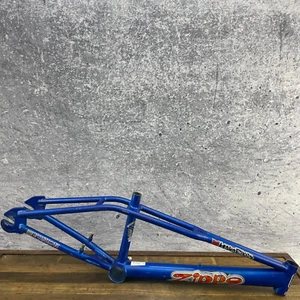 Haro Zippo BMX Frame Twin Top Tube Blue Old School BMX Freestyle OG 1990s 14 mm - Picture 1 of 20