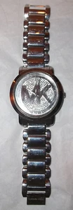 Michael Kors MK3461 MK Glitz Silver Pave Dial ALL Stainless Steel Unisex Watch - Picture 1 of 15