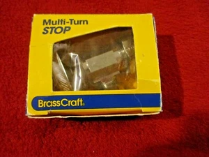 BrassCraft Multi-Turn Angle Stop Chrome 1/2-In x 3/8-In OCR19 C1 - Picture 1 of 5