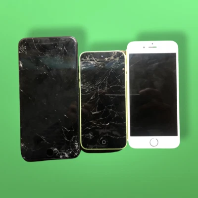 FOR PARTS OR REPAIR Apple iPhone 5C, 6 & 8 Plus A1864 ALL CLEAN IMEI  - Image 1 of 2