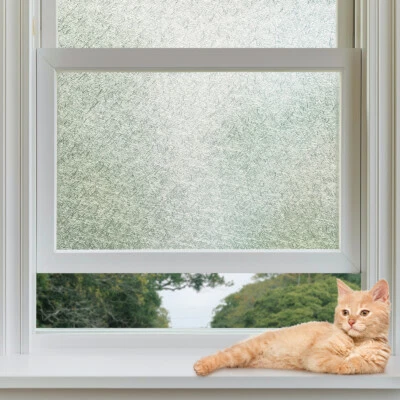 Privacy Window Film Frosted Matte Static Cling Glass Sticker Window Coverings - Image 1 of 4