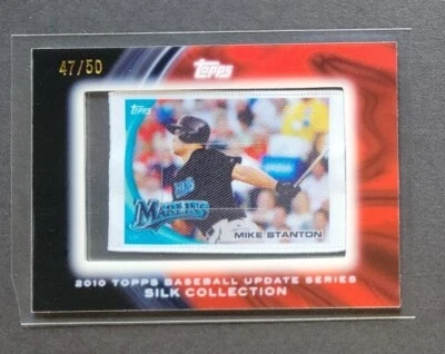 Mike Stanton 2010 Topps Update Series Silk Rookie #47/50 *RARE SP *PLEASE READ - Image 1 of 4