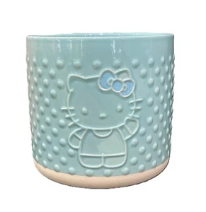 Blue Sky Clayworks - Hello Kitty Embossed Polka Dot Planter (Blue) - 73479 - Picture 1 of 1
