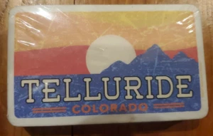 Paquete de 60 pegatinas de recuerdo Telluride Colorado Sunset Mountain - Imagen 1 de 1