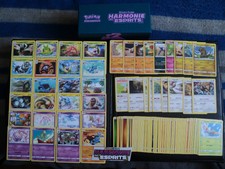 LOT COMPLET COMMUNE,UNCO 109/109 CARTES POKEMON SL11 HARMONIE DES ESPRITS NEUF